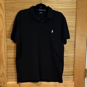 Polo by Ralph Lauren Men's Classic Black Polo Shirt (slim fit)